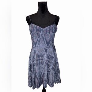 🌺4/$20 or 5/$25🌺Y2K Aeropostale Strappy Fit & Flare Skater Mini Dress Blue L